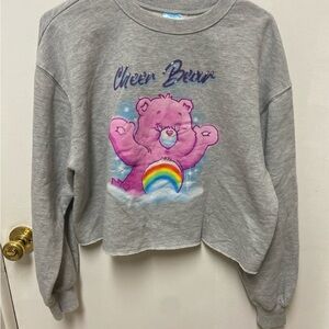 Care Bears Gray Sweater with Pink Cheer Bear